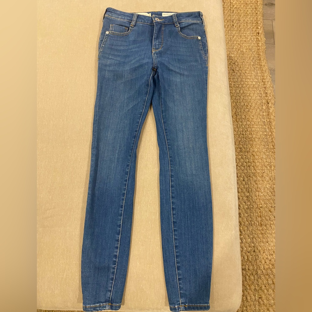 Pilcro and the Letterpress Indigo Jeggings